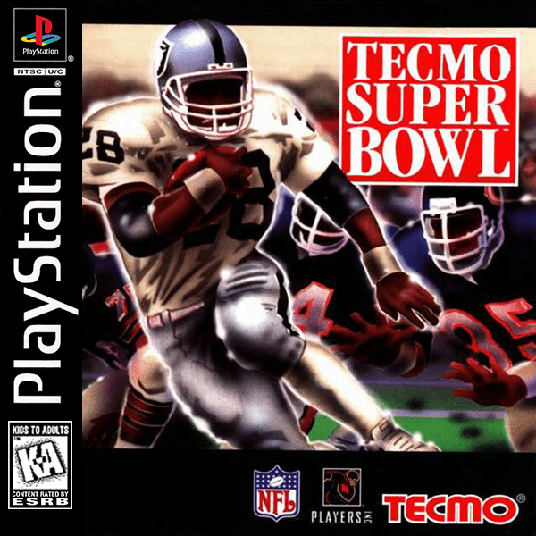 Tecmo Super Bowl box art for Playstation